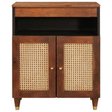 Side Cabinet Brown 60 x 33.5 x 75 cm Solid Mango Wood 4018905