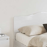Headboard Gloss White Engineered wood 888654