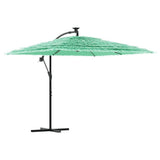 Garden Parasol with Steel Pole Green 246x246x230 cm 4005076