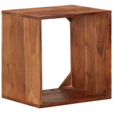 Wall Shelf 40x30x40 cm Solid Acacia Wood 340304