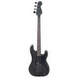 Electric Bass Guitar for Beginner with Bag Black 4/4 46" 70185