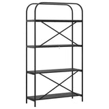 Bookshelf Black Oak 80 x 30 x 146 cm Engineered wood 879839