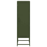 Highboard Olive Green 36x39x123 cm Steel 846528