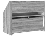 Kids Bookshelf Grey Sonoma 60 x 29.5 x 69 cm Engineered Wood 892395