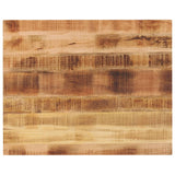 Table Top 90x80x2.5 cm Rectangular Solid Wood Rough Mango 371351