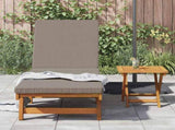 Sun Lounger Solid Acacia Wood Brown 4105538