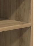 Side Table with Wheels Artisian Oak 55x60x78 cm Engineered Wood 853163
