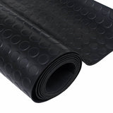 Floor Mat Black 1 x 5 m Rubber 42046725
