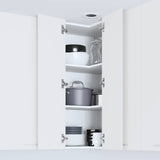 Hanging Cabinet White 57 x 57 x 100 cm Engineered Wood 884370