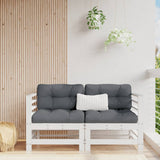 Garden Corner Sofas 2 pcs White Solid Wood Pine 825633