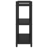 Bookshelf Black Oak 60 x 30 x 85 cm Engineered Wood 868395