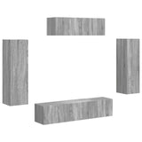 TV Cabinet 5 pcs Grey Sonoma 3409174