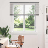 Window Blind with Curtains Manual Silver Aluminium 42005902
