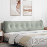 Back Pillow Light Grey 200 x 24 x 50 cm Velvet 42014603