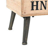 Storage Bench 110 cm Solid Firwood 339294