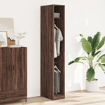 Wardrobe Brown Oak 30x50x200 cm Engineered Wood 3307780