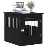 Dog Crate Furniture Black Oak 64.5x80x71 cm Engineered Wood 862177