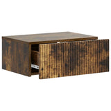 Wall-Mounted Bedside Cabinet 2 pcs Smoked Oak 49 x 34.5 x 20 cm 898456