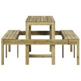 Picnic Table 160x134x75 cm Impregnated Wood Pine 832566