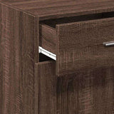 Sideboard Brown Oak 50x42.5x93 cm Engineered Wood 846298