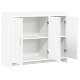 Sideboard White 98.5 x 33 x 80 cm Engineered Wood 8011123