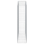 Arched Gabion Basket 200x50x200/220 cm Galvanised Iron 153480