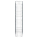 Arched Gabion Basket 200x50x200/220 cm Galvanised Iron 153480
