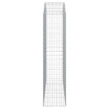 Arched Gabion Basket 200x50x200/220 cm Galvanised Iron 153480
