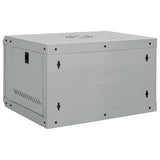 Network Cabinet with Storage Grey 53 x 45 x 30 cm Steel 42017649