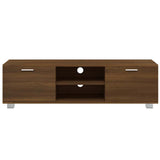 TV Cabinet Brown Oak 140x40,5x35 cm Engineered Wood 342628