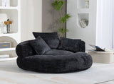 COOLMORE Lazy Sofa Durable Comfort Lounger High Back Bean Bag Chair Couch With Three Pillows for W2678P312246