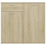 ZNTS Sideboard Sonoma Oak 80x36x75 cm Engineered Wood 805773