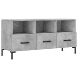 TV Cabinet Concrete Grey 102x36x50 cm Engineered Wood 829040