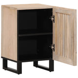 ZNTS Bathroom Cabinet 38x34x58 cm Solid Wood Mango 377542