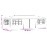 Professional Party Tent with Side Walls 4x9 m Green 90 g/m 48540
