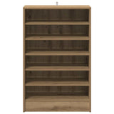 Shoe Cabinet Artisan Oak 60x35x92 cm Engineered Wood 856703
