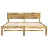 Double Bed Frame with Headboard ROSTOCK White 200 x 200 cm 3405427