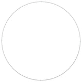 Planter Ring White 120 x 120 x 20 cm Cold-rolled Steel 873636