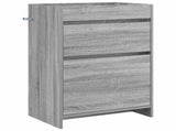 Bathroom Furniture Set Grey Sonoma 61 x 40 x 84.5 cm 3404263