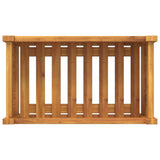 Garden Planter with Liner 54x31x30 cm Solid Wood Acacia 366429