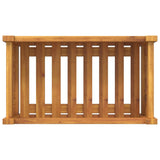 ZNTS Garden Planter with Liner 54x31x30 cm Solid Wood Acacia 366429