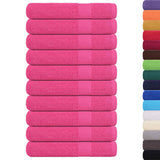 Sauna Towels "FROGN" 10 pcs Pink 80x200 cm 360 gsm 137057