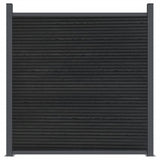 Fence Panel Grey 1218x186 cm WPC 3282795
