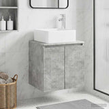Wall-Mounted Sink Vanity Concrete Grey 53 x 35 x 63 cm 890425