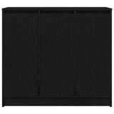 Sideboard Black Oak 85x34x76 cm Engineered Wood 861626