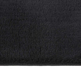 Washable Rug Soft Shaggy 160x230 cm Anti Slip Black 342186
