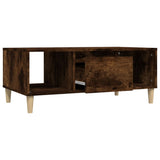 Coffee Table Smoked Oak 90x50x36,5 cm Engineered Wood 821065