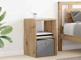 Bedside Table with Drawer 2 pcs Artisan Oak 30.5 x 27 x 59.5 cm 8000627