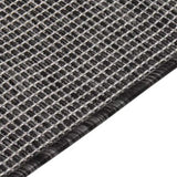 Outdoor Flatweave Rug 160x230 cm Grey 340776