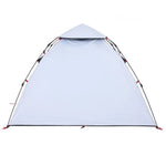 ZNTS Camping Tent Dome 3-Person White Blackout Fabric Quick Release 4004229